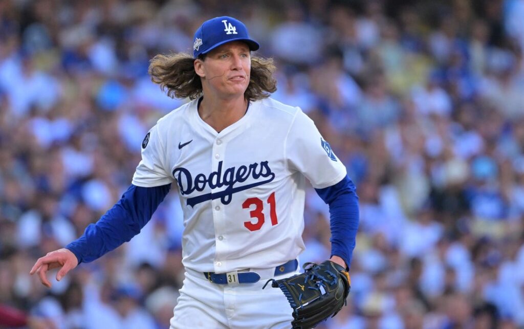 tyler glasnow react
