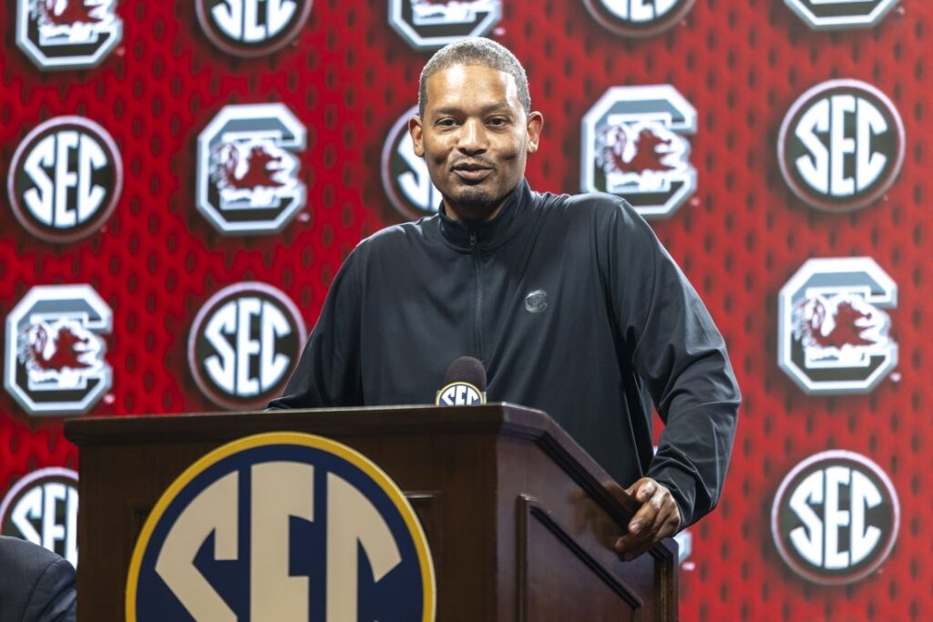 South Carolina coach Lamont Paris