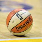 wnba basketballs general view
