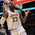 lebron james lakers react