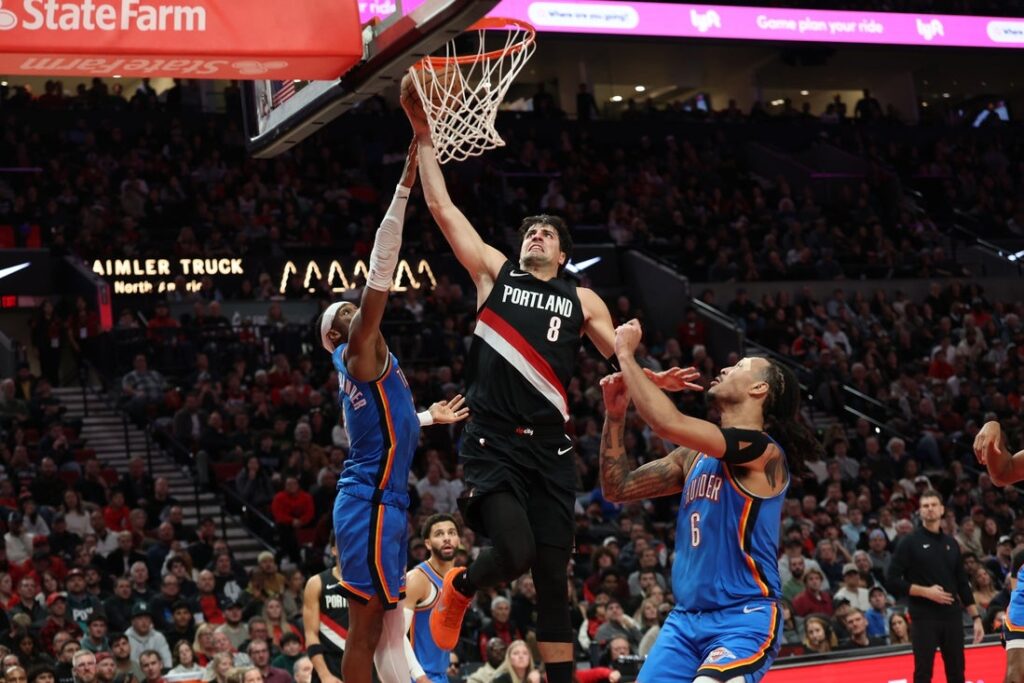 thunder, blazers, nov. 5