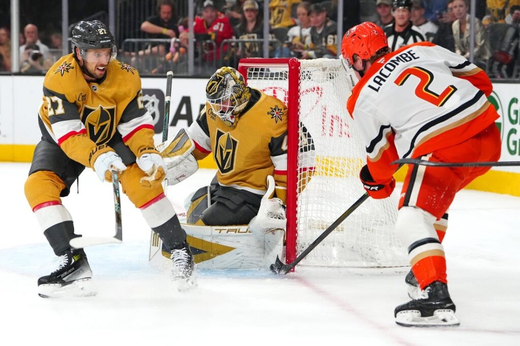 ducks golden knights