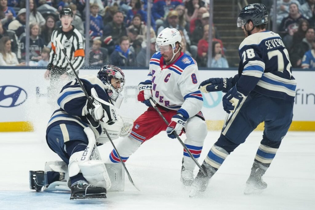 rangers blue jackets