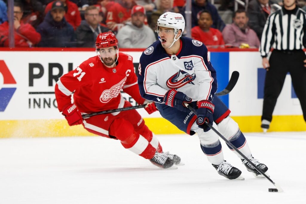 Red Wings, Blue Jackets