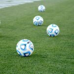 college soccer ball general view