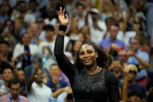 serena williams u.s. open wave