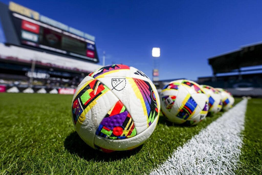 colorado rapids general view soccer ball