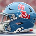 mississippi rebels football helmet