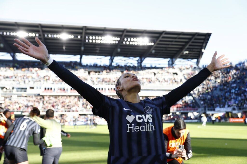 trinity rodman nwsl celebrate