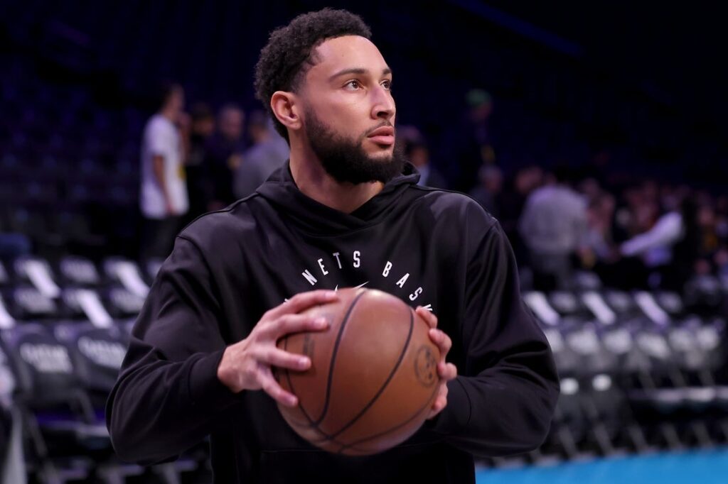 ben simmons nba warm