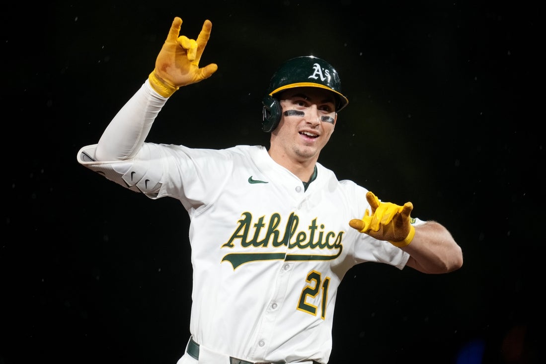 Reports: A's sign LF/1B Tyler Soderstrom to 7-year extension