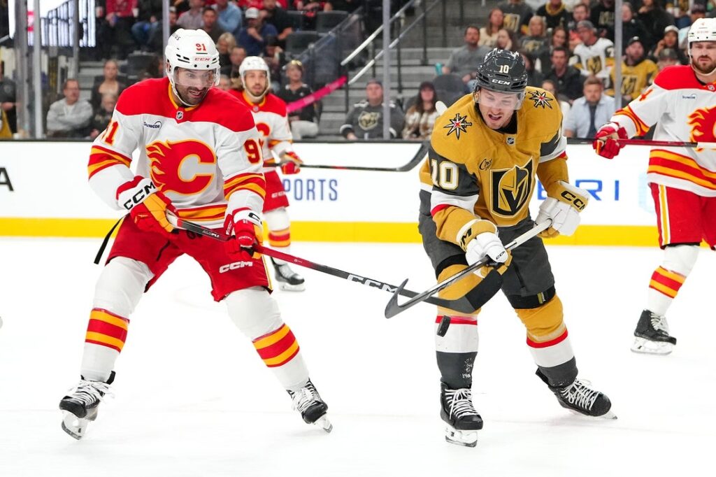 flames, golden knights