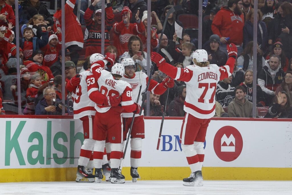 red wings blackhawks