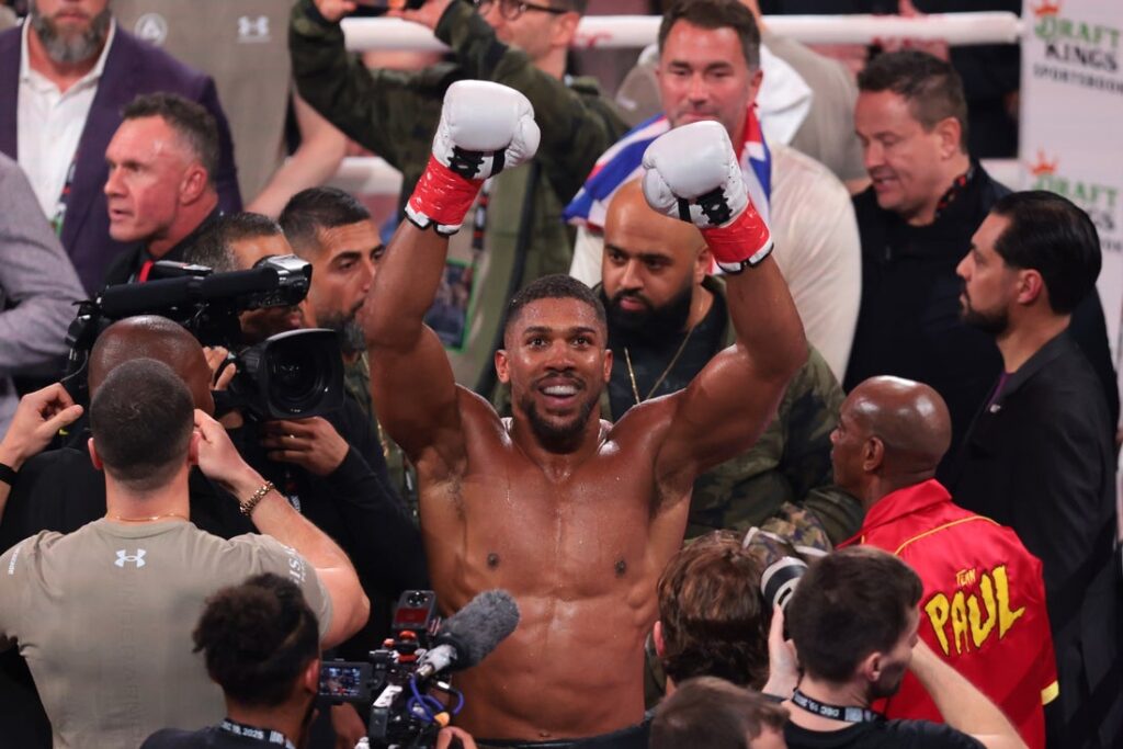 anthony joshua jake paul