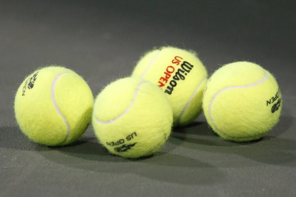 Tennis ball general view