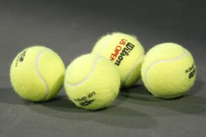 Tennis ball general view