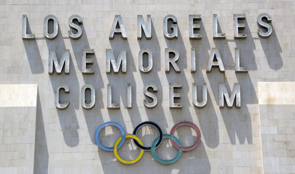 olympic rings los angeles