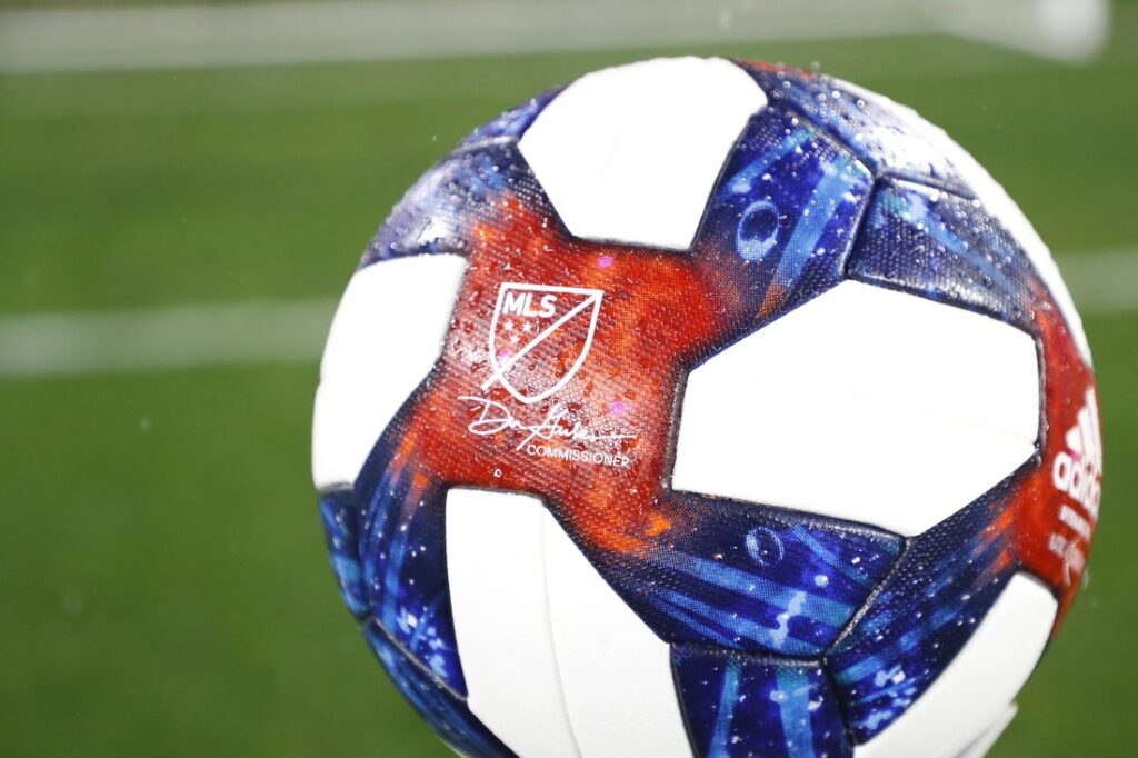 mls soccer ball general view audi