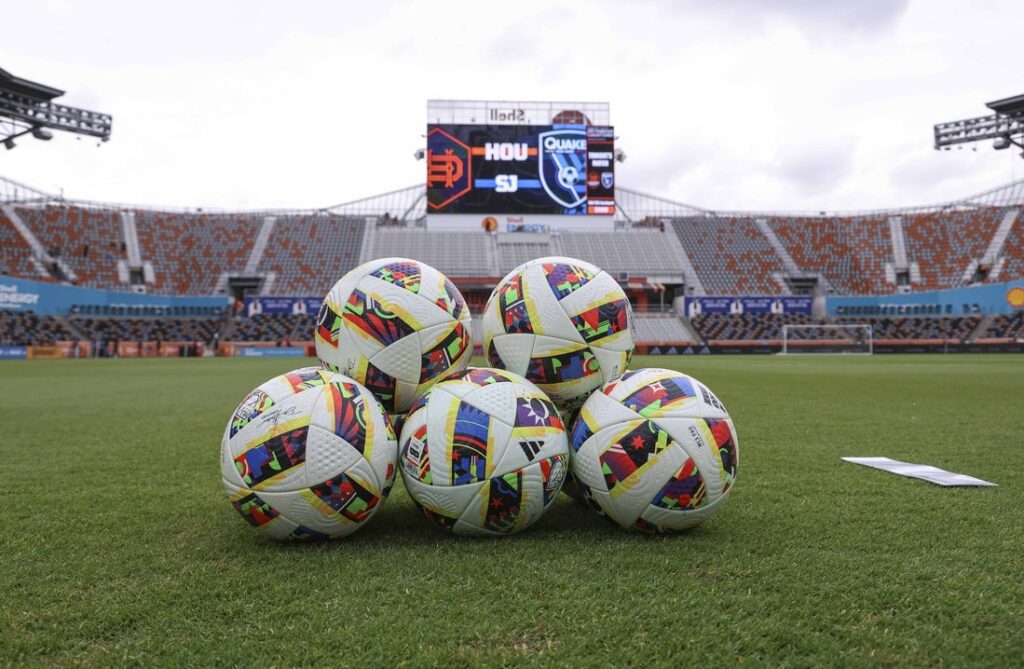 mls soccer ball general view houston