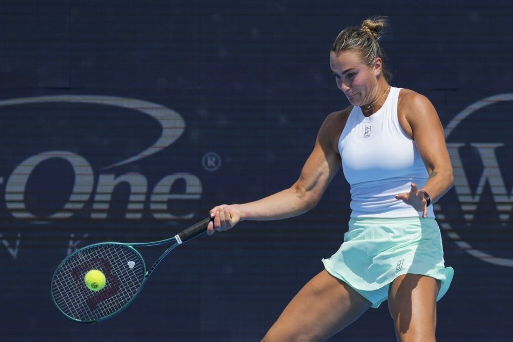 sabalenka return