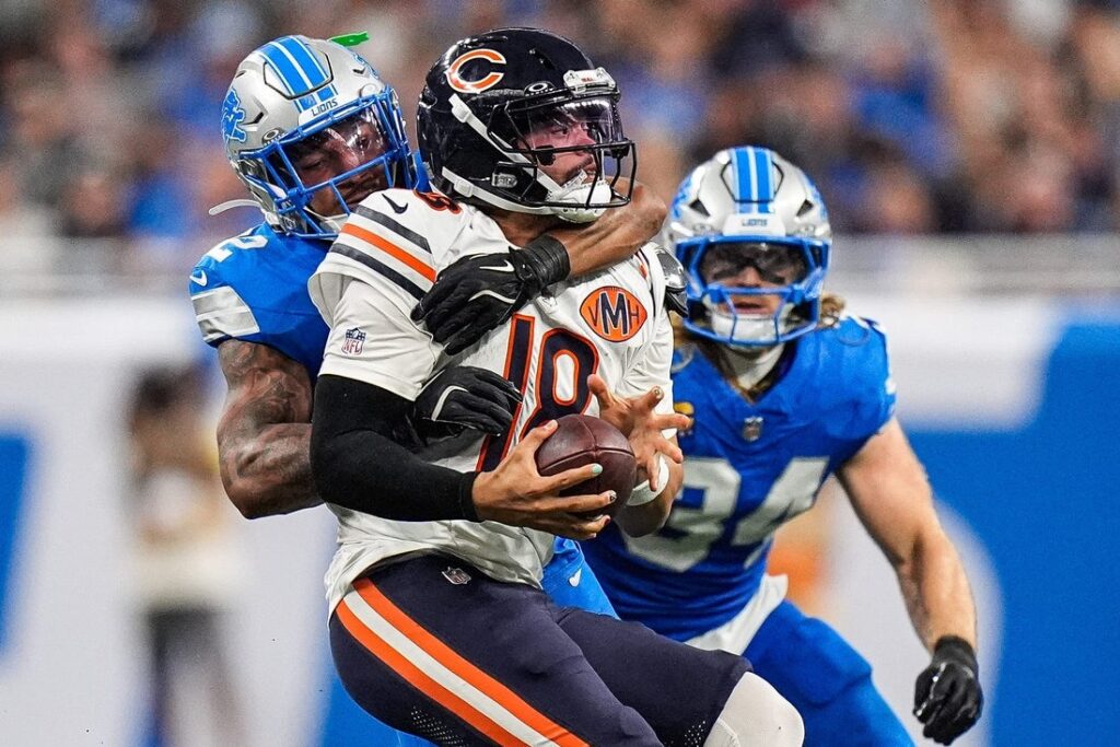 caleb williams bears lions