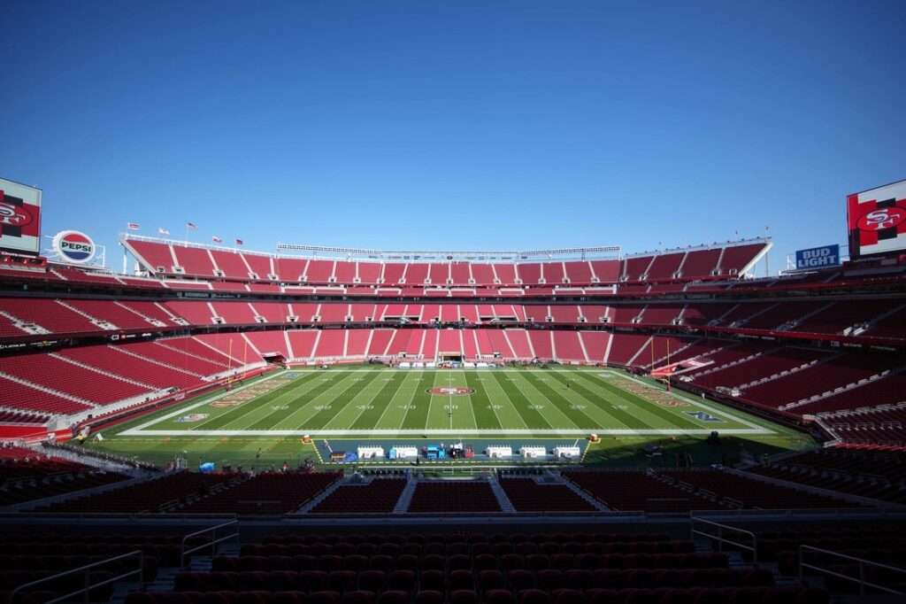 levi's stadium, wide view