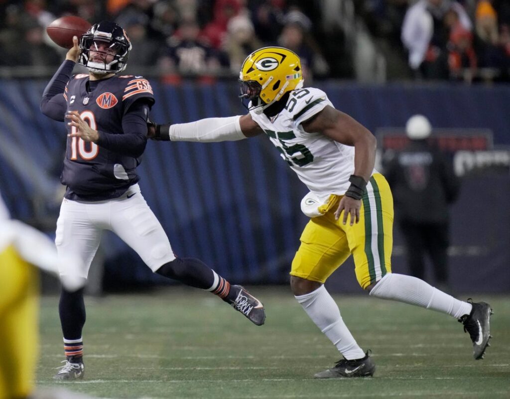 caleb williams, packers