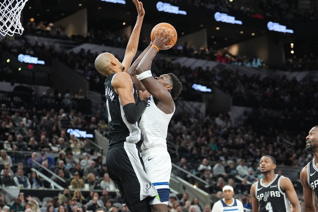 NBA roundup: Spurs hold off Anthony Edwards (55 points), Timberwolves