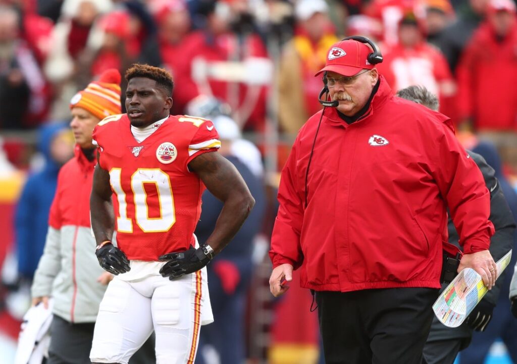 Andy Reid Tyreek Hill