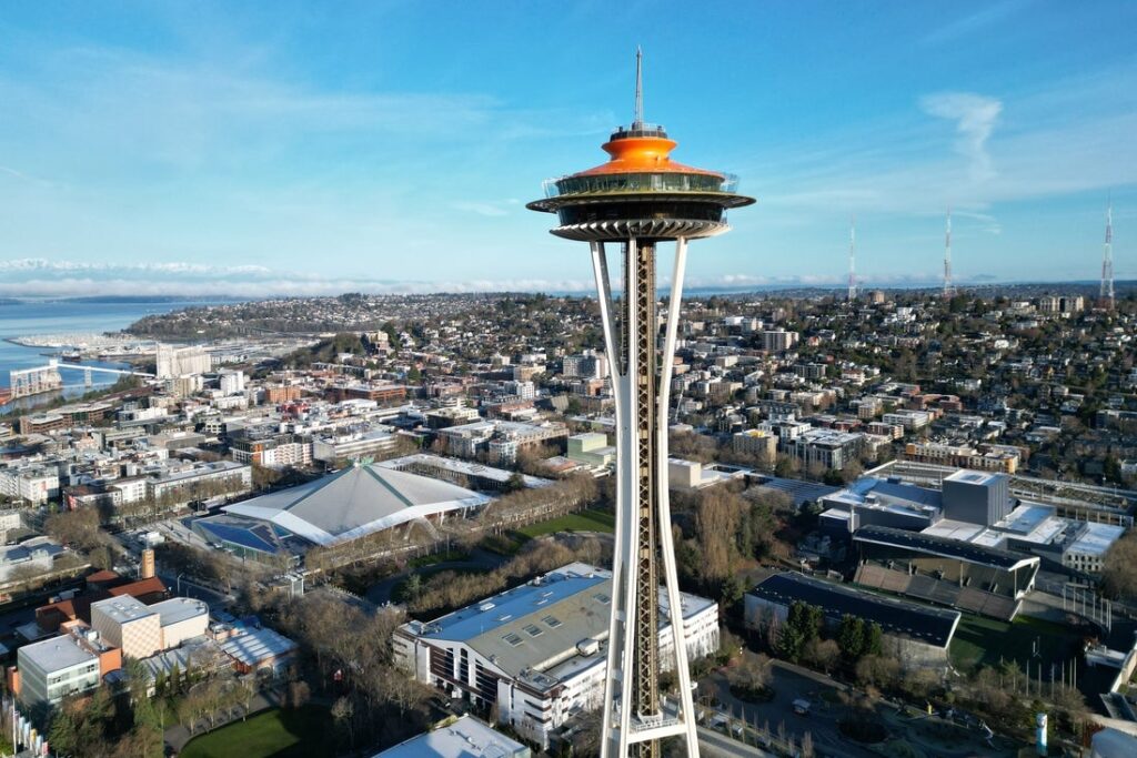 climate pledge arena general view