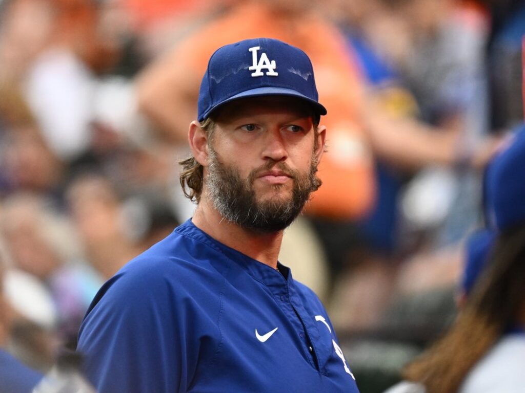 Clayton Kershaw dugout