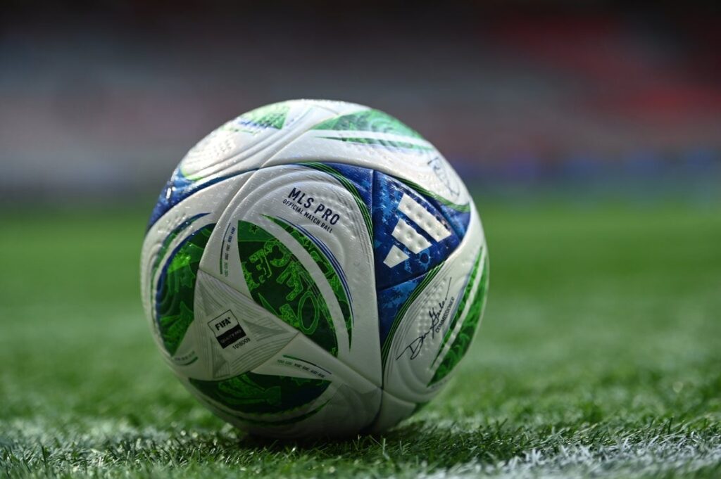 mls soccer ball general view