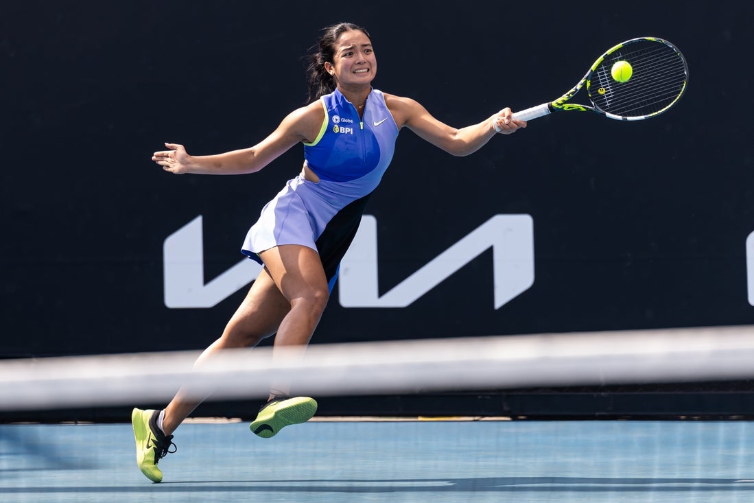 WTA roundup: Alexandra Eala saves match point in Abu Dhabi win - Field  Level Media - Professional sports content solutions | FLM