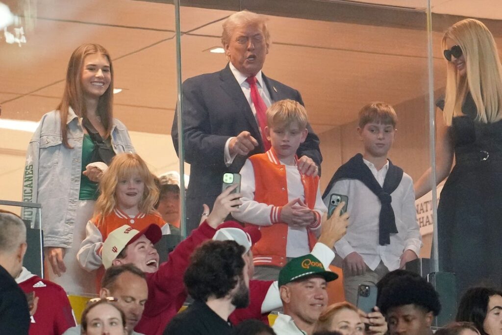 donald trump football