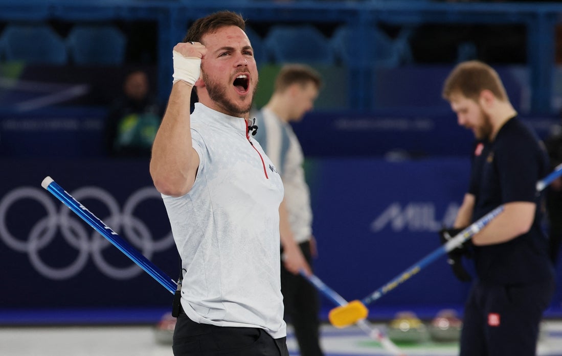 US curler Korey Dropkin thrills crowds at Milan Cortina Games - Field ...