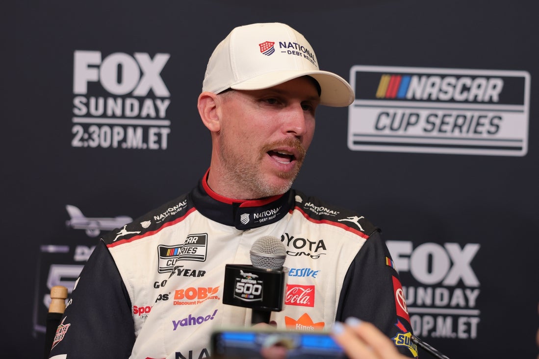 Denny Hamlin working his way into 2026 season ahead of Daytona 500 - Field  Level Media - Professional sports content solutions | FLM