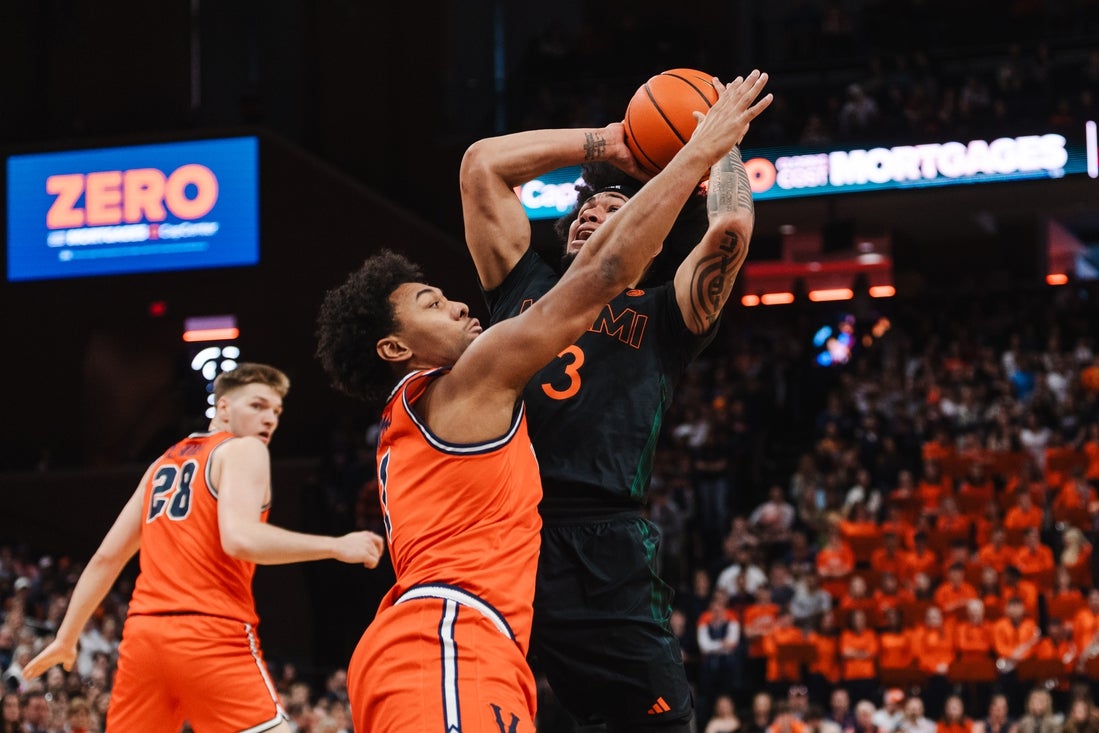 No. 14 Virginia edges Miami, extends win streak to 8 - Field Level ...