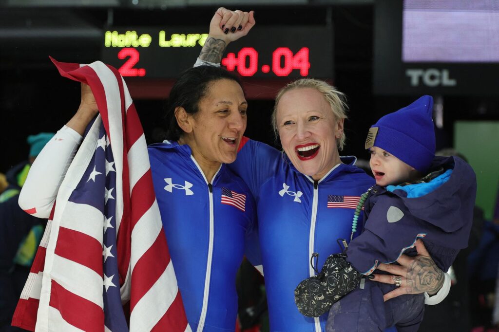 Elana Meyers Taylor, Kaillie Humphries, USA, U.S., monobob, bobsled, bobsleigh, Winter Olympics