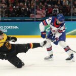 Auston Matthews, Germany, U.S., USA, hockey, Milan, Winter Olympics