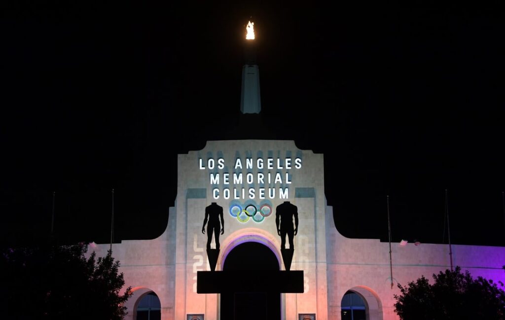 los angeles, olympics, logo