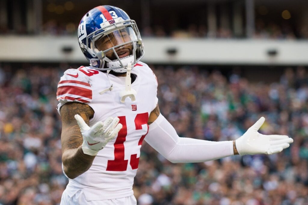 odell beckham, giants, catch