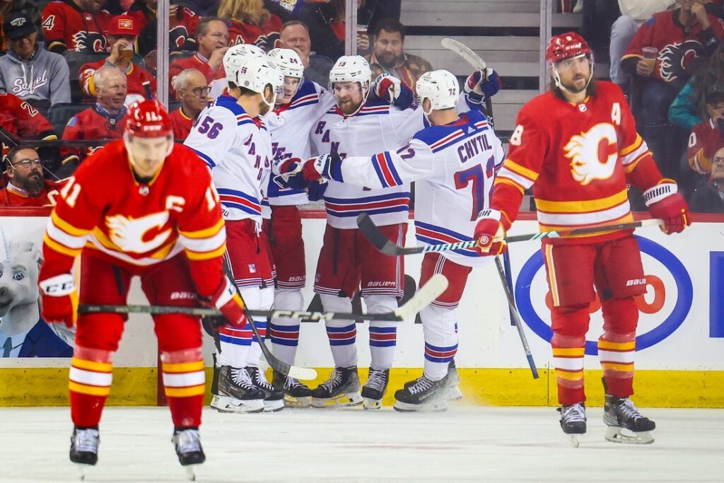 Rangers, Flames, LaFreniere