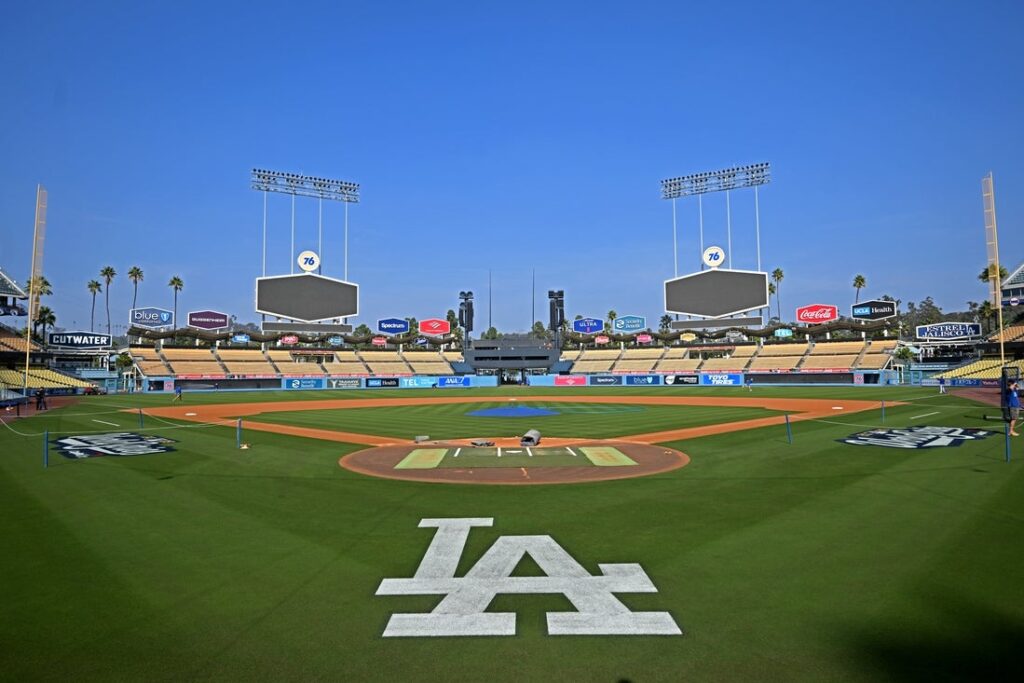 dodger stadium general view