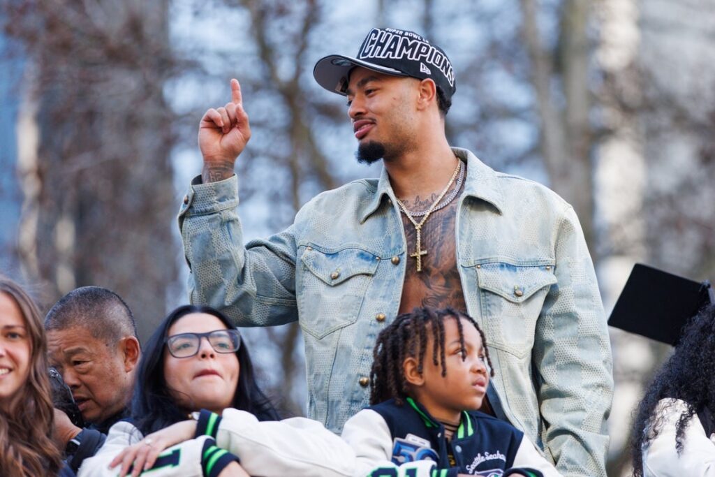 smith-njigba seahawks react