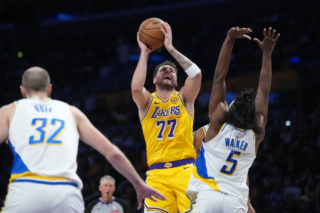 Luka Doncic joins elite club with 44 points in Lakers win - Field Level ...