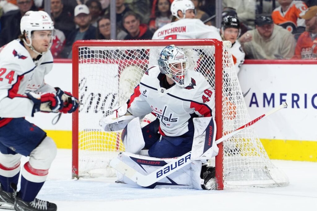 Logan Thompson against Flyers