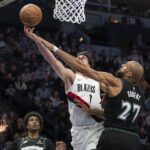 timberwolves, trail blazers