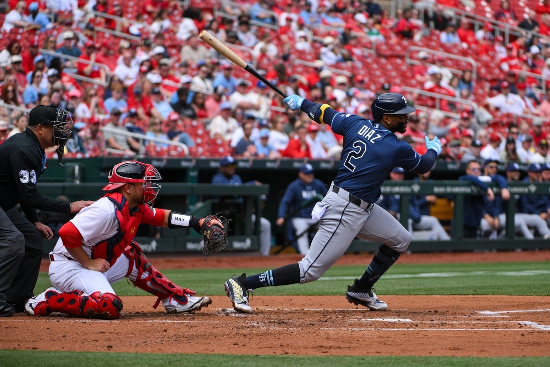 Yandy Diaz, Rays topple Cardinals to salvage series finale - Field Level  Media - Professional sports content solutions | FLM