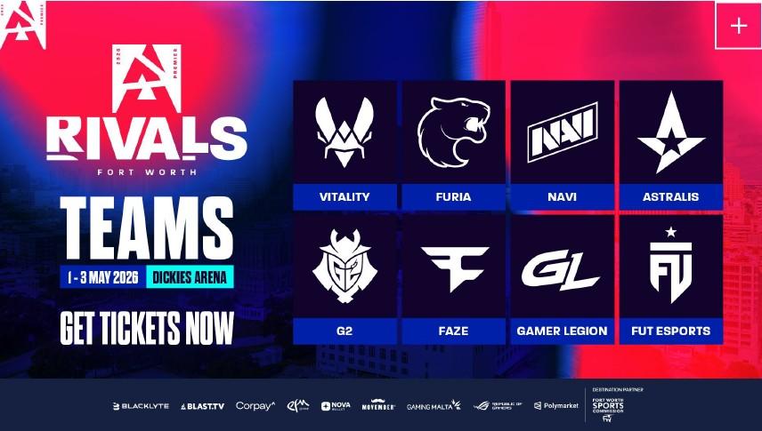 BLAST Premier Fort Worth Rivals 2026