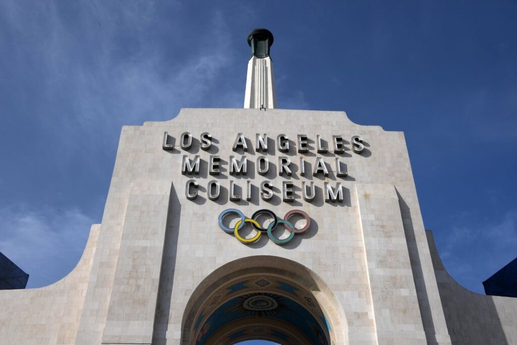 los angeles olympics coliseum general view
